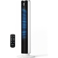 LEVOIT Tower Fan for Bedroom, 90° Oscillating Standing Fan with 28dB Quiet for Sleep, 25ft/s Velocit