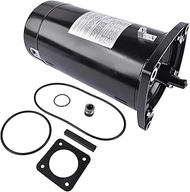 Bario USQ1102 Square Flange 1HP Swimming Pool Motor Replacement for A.O. Smith, 3450 RPM, 1.65 Servi