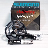 BNIB Crank SHIMANO GRX RX810 Dual 48-31T Crank GRX Dual 48-31T Crank GRX 48-31T Crank Arm 170mm Cran