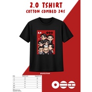 2.0 BTS and Per Member Tshirt Cotton Combed 24s T Shirt Woman