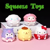 Jumbo Squishy Kawaii Pompompurin Fidget Toy Cinnamoroll Squishies Slow Rising Kuromi Anime Stress Relief Squeeze Toys for Kids Gift