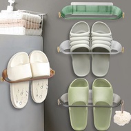 Slippers Holder - Drain Shoes Shelf - Shoes Hanger Rack - Shoe Rack Hook - Sandal Rack - Punch Free,
