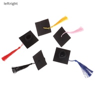 [leftright] 1Pc Graduation Hat Mini Doctoral Cap Costume Graduation Cap with Tassels SG