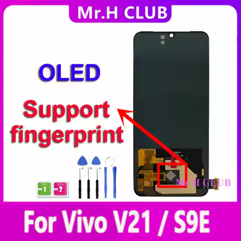 OLED Screen For Vivo V21 Display Touch Digitizer Full Assembly Replacement For Vivo S9e LCD Screen R