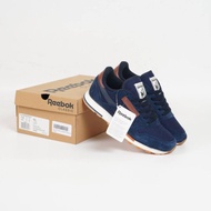 Reebok Classic Leather Utility Navy White Shoes