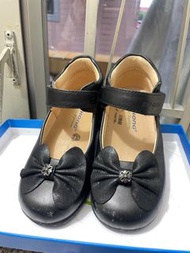 Dr Kong 女皮鞋 女返學鞋 黑皮鞋 24碼