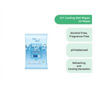 BZU BZU ICY Cooling Wet Wipes (10 Wipes)