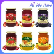 (FRESH BATCH) Eva Mixed Fruit Jam 450g Strawberry Orange Pineapple Raspberry Blackcurrant Buah-Buaha