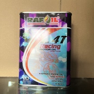 Nhớt Rafoil Racing Xe Số 10W40 Lon 0.8L Full Synthetic dành cho xe số côn tay phân khối lớn - Nhập K