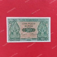 Uang Kuno Indonesia 50 Rupiah Seri Budaya tahun 1952 3 huruf