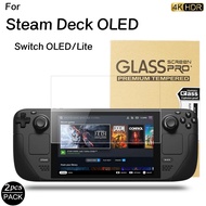 2pcs Screen Protector For Steam Deck OLED HD Tempered Glass Screen Protection on New Steam Deck Oled