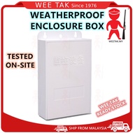 WEETAK WEATHERPROOF ENCLOSURE BOX IP56 JUNCTION BOX PVC ELECTRICAL BOX AUTOGATE CCTV CAMERA COVER BOX OUTDOOR WATERPROOF
