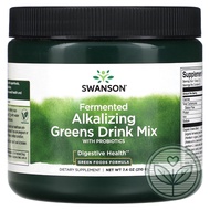 ✅✅ Swanson, Fermented Alkalizing Greens Drink Mix With Probiotics, 7.4 oz (210 g) One4