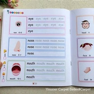 2 BooksChildren Alphabet Tracing Book ABC English Writing Preschool Calligraphy Copybook Kids Exerci