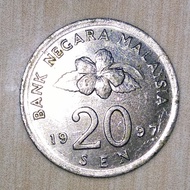 Uang Kuno 20 sen malaysia