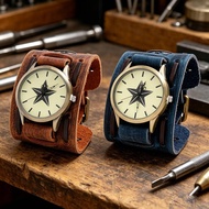[kanye2dc] Wrist Watch Comfortable Stylish Vintage Design Accessory Wide Bracelet Watch