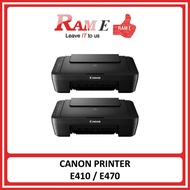 Canon PIXMA E410 Wired / E470 Colour Inkjet Printer