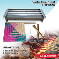 Satay Grill P 3 & Bamboo Fan Free 50 Satay Skewers