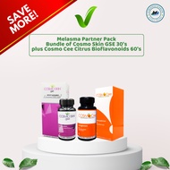 Melasma Partner Pack Bundle of Cosmo Skin GSE 30's  plus Cosmo Cee Citrus Bioflavonoids 60's Beauty