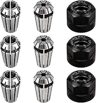 9 Pcs Er11 Spring Collet Nut Set Er11 A M14 Thread Collet Clamping Nuts High Precision Spring Collet