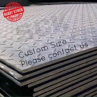 Mild Steel Chequered Plate 3mm x 1feet x 2feet x 2pcs