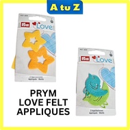 AtuZ  PRYM Iron On Patch Embroidery Sew On Badge Bag Cloth Fabric Applique