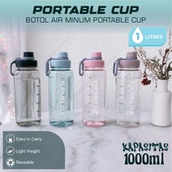 Portable Drinking Water Bottle Cup Bottle Tumbler 1000ml