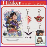 T1 faker lck Keychain Cute Toy Model