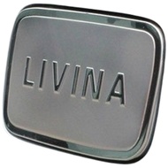 娜娜汽車 all new livina 專用白鐵油箱蓋貼 油箱裝飾 保護貼