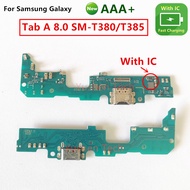 1x USB Charging Flex For Samsung Galaxy Tab A 8.0 SM-T380 T385 Port Board USB Charger Tablet chargin