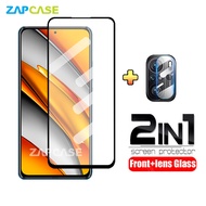 LAYAR Xiaomi poco F3/F3 Pro 2-in-1 Tempered Glass Screen and Tempered Glass Camera Package