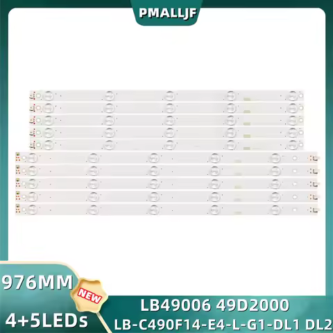LED Strip LE49A509 LE49A6R9 49IE6500 LB49006 49D2000 LB-C490F14-E4-L-G1-DL1 DL2 KHP200650C KHP200650