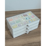 Storage container for beads and accessories. accessories not included