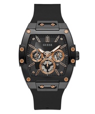 Authentic Guess Men Phoenix Black Dial Silicon Watch GW0203G8 Jam Tangan Lelaki