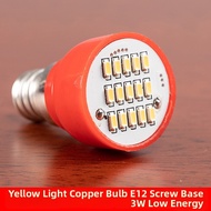 WANGJIXIANG | Red and Warm White LED Light Bulbs E12 for Altar One Pair