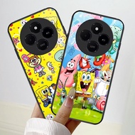 B-29 SpongeBob Casing for Redmi A3 A4 A7 14R 14C Pro 5G Tempered Glass Case