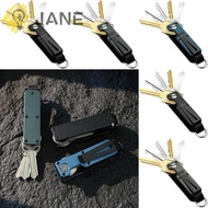 JANE Keys Fob with Clip, Holds 2-6 Keys with Screwdriver Key Organizer,  Multi-function Metal Modern