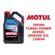 MOTUL 15W40 TEKMA TURBO POWER Diesel Semi Mineral Engine Oil 5L (100% ORIGINAL)