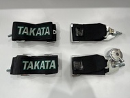 TAKATA 4POINT SEAT BELT BLACK & SPARCO SAFETY BELT 3INCHH 4POINT / 6POINT QUICK RELEASE