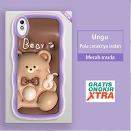 HP Mater.case Redmi 6 6A 7 8 8A K40S 9A 9C 10A 9T 10C 10 5G sofe Phone Case Cute Pattern COFFEE BEAR