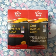 Seven Seas Liver Oil Gold Softgel 2x100s (Expiry Date:07/2022)