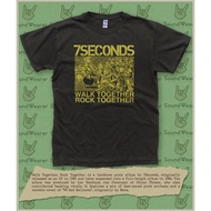 7 Seconds 1985 Walk Together Rock Together Hardcore Punk Band Tshirt