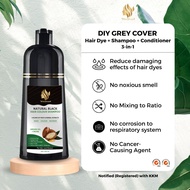 [ KKM Approved ] WiseStrand Natural Hair Dye Colour Shampoo ｜Syampoo Warna Rambut ｜Ammonia - Free ｜M