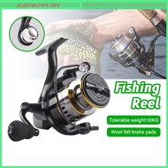 Fishing reel Spinning Reel Metal Spool Pancing Braking Force Mesin Casting Fishing Reel Metal Line Cup Sea Tackle Tackle