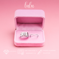 Lulu Moissanite Jewelry - Cincin Pasangan Berlian Full Moissanite Lapis Emas 18K - Appolo Men Couple