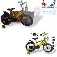 [READYSTOCK FROM MALAYSIA] basikal BMX 18"inci body Chrome