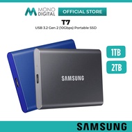 Samsung T7 Super Portable SSD 1TB 2TB External SSD 1050MB/s USB 3.2 Type-C for PS5 Laptop MacBook