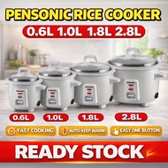 Pensonic Rice Cooker PRC603 / PRC1003 / PRC1803 / PRC2803 | 0.6L–2.8L | Cook & Keep Warm