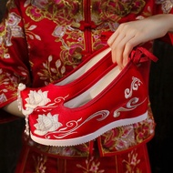 Hanfu Shoes Hanfu Shoes Hanfu Shoes Embroidered Shoes Chinese Shoes Chinese Style Shoes Ancient Style Shoes Embroidered Shoes Ancient Style Shoes Wedding Shoes Retro Shoes Cheongsam Shoes Red Shoes Ancient Costume High Heel Hanfu Shoes Female Ancient Styl