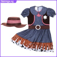 🎉 Western Cowgirl Outfit for Girls, Stylish Look and Soft Material, Size Perfect for Parties